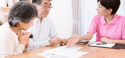ご利用者さまとご家族の希望や要望に沿ったケアプランの提案・作成